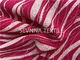 Pink Zebra พิมพ์ Superfine Fiber Yoga Wear ผ้าย้อมธรรมดา