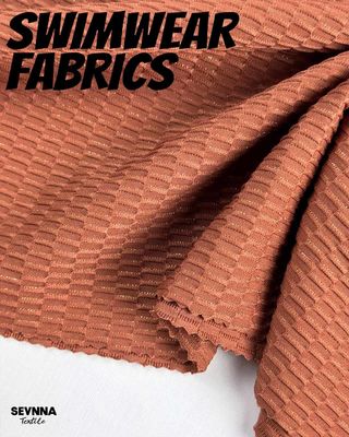 ผ้าว่ายน้ำพรีเมียมแบบมีพื้นผิว กว้าง 130 ซม. น้ำหนัก 250 แกรม และส่วนประกอบไนลอนรีไซเคิลสำหรับชุดว่ายน้ำประสิทธิภาพสูง