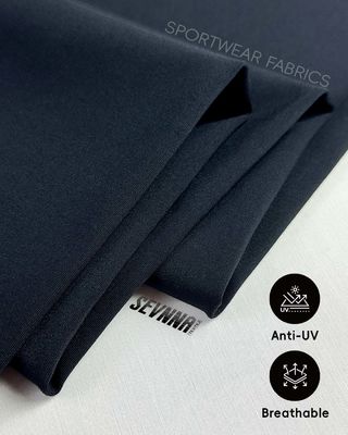 ผ้าบราสำหรับกีฬาที่ปรับแต่งได้ หน้ากว้าง 150 ซม. และส่วนผสมไนลอนสแปนเด็กซ์รีไซเคิลสำหรับชุดออกกำลังกาย