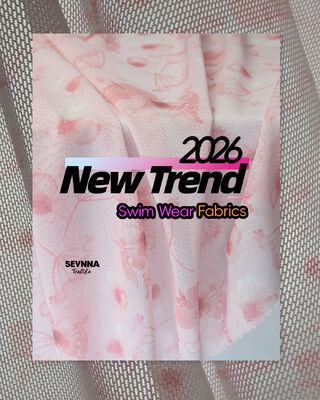 ผ้าว่ายน้ำที่เป็นมิตรต่อสิ่งแวดล้อมและย่อยสลายได้ทางชีวภาพ 105 แกรม ความกว้าง 155 ซม. สำหรับชุดว่ายน้ำที่ยั่งยืน