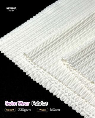 เนื้อผงเข็มสองแบบพอลิเอสเตอร์รีไซเคิล สไตล์แจ็คการ์ดและความกว้าง 160 ซม. สําหรับเสื้อผ้าที่มีความรอบคอบต่อสิ่งแวดล้อม