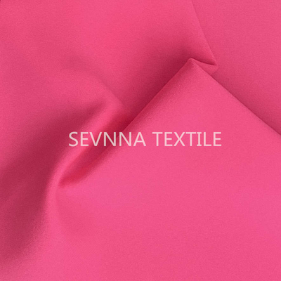 Pink Sustainable Spandex Lycra Yoga Wear ผ้า Moisture Wicking