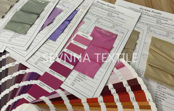 ผ้าชุดว่ายน้ำรีไซเคิลที่ทนต่อยาสำหรับ Color Lab Dips Digital Printed Strike Offs