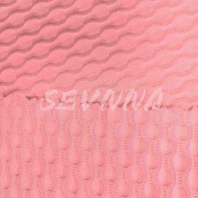 การปรับแต่ง Warp Knit 4 Way Stretch Yoga Wear Fabric สําหรับกางเกงโยคะ