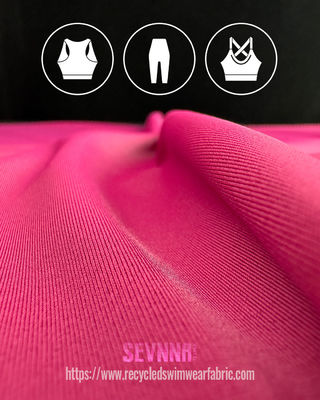 ความกว้าง 152 ซม เนื้อผ้า Lycra ย้อนกลับไปในรูปแบบธรรมดาสําหรับเครื่องแต่งกายที่เป็นมิตรต่อสิ่งแวดล้อม