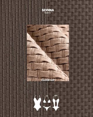 105 ซม ไนลอนรีไซเคิล สเปนเด็กซ์ผ้าปูคู่ 360 กรัม