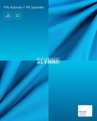 UPF 50+ ผ้าวิ่ง ไนลอน66 สเปนเด็กซ์ 4-Way stretch