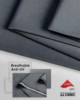 เนื้อผ้า Lycra ขนาด 152 ซม. เนื้อผ้า Lycra ขนาด 72% เป็นวัสดุรีไซเคิล และ 28% เป็น Lycra Xtra Life