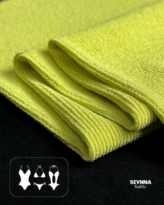 ผ้าสปอร์ตบราพรีเมียม หน้ากว้าง 180 ซม. น้ำหนัก 285 แกรม และ 93% โพลีเอสเตอร์รีไซเคิล + 7% สแปนเด็กซ์ สำหรับวัสดุสปอร์ตบราสำหรับยิมประสิทธิภาพสูง