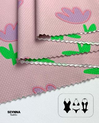 เนื้อผ้าสับไทยหนัก 180 กรัม สําหรับสวมในช่วงฤดูร้อนและฤดูใบไม้ผลิ ด้วยเนื้อไนลอนรอบคอบ 87% ที่เป็นมิตรต่อสิ่งแวดล้อม