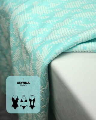 ผ้าว่ายน้ําที่มีเนื้อเยื่อชั้นนํา ขนาด 135 ซม. กว้าง 195 กรัม. น้ําหนัก 50% โพลิเอสเตอร์รีไซเคิล