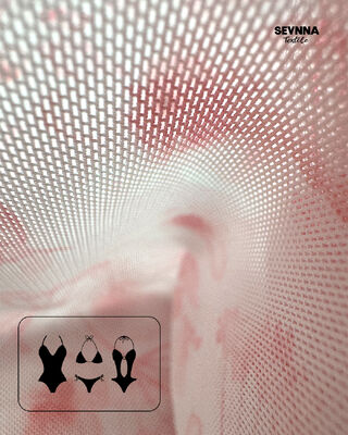 ผ้าว่ายน้ำที่เป็นมิตรต่อสิ่งแวดล้อมและย่อยสลายได้ทางชีวภาพ 105 แกรม ความกว้าง 155 ซม. สำหรับชุดว่ายน้ำที่ยั่งยืน