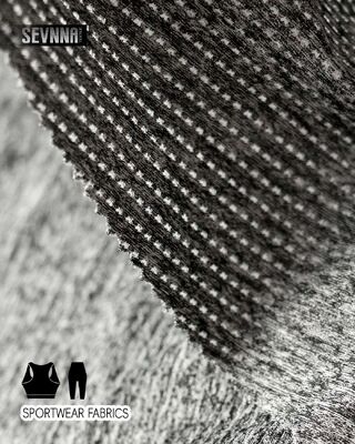 ผ้าเลกกิ้งยืดหยุ่นนุ่มสบาย มีความยืดหยุ่นสูงและคุณสมบัติจัดการความชื้น เหมาะสำหรับชุดกีฬาและชีวิตประจำวัน