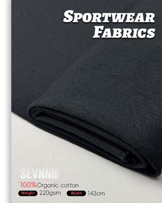 ผ้าทำจักรยาน 220gsm ผ้าฝ้ายออร์แกนิก 100% ทนทานสูงสำหรับสิ่งทอจักรยานระดับพรีเมียม