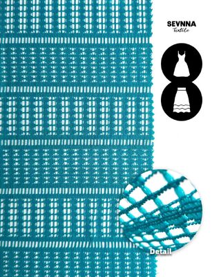 ผ้าถักสองชั้นลาย Jacquard 160 แกรม พร้อมไนลอนรีไซเคิล เพื่อความทนทานและความสบายของเสื้อผ้า