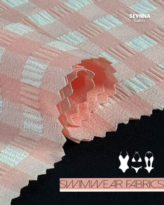 ผ้าชุดว่ายน้ำที่เป็นมิตรต่อสิ่งแวดล้อม ทนทานต่อคลอรีน ยืดหยุ่นได้สองทิศทาง และแห้งเร็ว