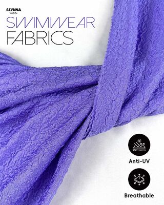 ผ้าว่ายน้ำรีไซเคิล 86% ไนลอน UPF 50+ 245gsm เนื้อเท็กซ์เจอร์สำหรับชุดว่ายน้ำประสิทธิภาพสูงและเสื้อผ้ากีฬา