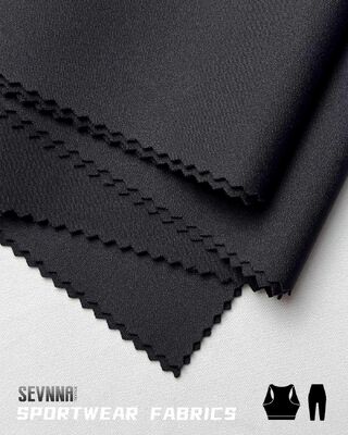 75% ไนลอน + 25% สเปนเด็กซ์ แอคทีฟเวอร์ เนื้อผงผูกด้วยความสามารถในการหายใจสูงและแห้งเร็วสําหรับเกมกีฬา