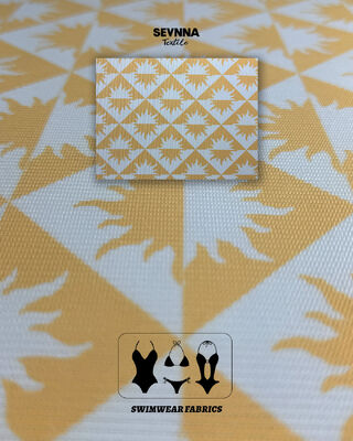 ผ้าว่ายน้ำเนื้อเท็กซ์เจอร์ ทนคลอรีนสูง UPF 50+ น้ำหนัก 260 แกรม สำหรับชุดว่ายน้ำที่ทนทาน