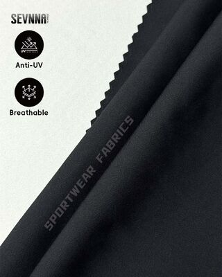 เนื้อผ้าจักรยานที่มีประสิทธิภาพสูง มีการป้องกันจากยูวี และน้ําหนัก 190 กรัม ผลิตจากโพลีเอสเตอร์รีไซเคิล 79% + สปันเด็กซ์ 21%