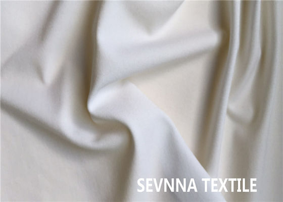 ผ้าไลคร่าสีขาวทนน้ำมันผ้าไลคร่า Spandex โพลีเอสเตอร์ 2 ทาง