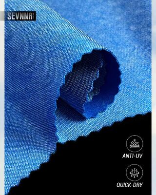 Repreve Fabric ความสามารถในการหายใจสูง การแห้งเร็ว การป้องกัน UV สําหรับชุดว่ายน้ําและชุดทํางาน