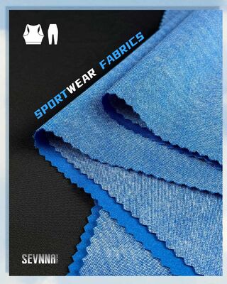 Repreve Fabric ความสามารถในการหายใจสูง การแห้งเร็ว การป้องกัน UV สําหรับชุดว่ายน้ําและชุดทํางาน