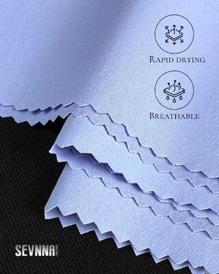 หายใจความชื้น Wicking Activewear ผ้าสับ เครื่องซักสําหรับชุดกีฬา