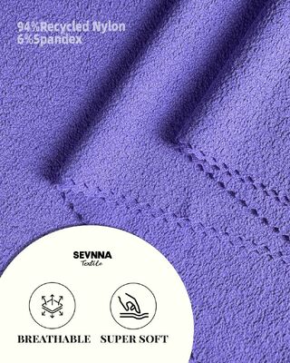 Soft Recyclable Polyester Cloth Made From 94% Recycled Nylon And 6% Spandex With 210gsm Weight And 120cm Width For Sustainable Textile Applications