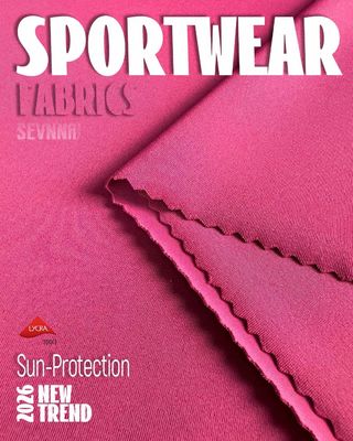 ความกว้าง 152 ซม เนื้อผ้า Lycra ย้อนกลับไปในรูปแบบธรรมดาสําหรับเครื่องแต่งกายที่เป็นมิตรต่อสิ่งแวดล้อม