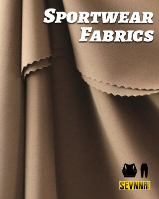 ผ้าประสิทธิภาพสิ่งทอสำหรับใช้งาน 190-200 แกรม ส่วนผสม 62% คอลลาเจน ไนลอน + 38% อีลาสเทน พร้อมคุณสมบัติคงทนต่อสี