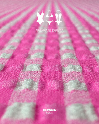 ผ้าชุดว่ายน้ำรีไซเคิล: ไนลอน 48% โพลีเอสเตอร์ 46% สแปนเด็กซ์ 6% ความกว้าง 120-130 ซม. น้ำหนัก 170 แกรม สำหรับชุดว่ายน้ำรักษ์โลก