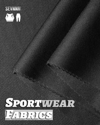 ผ้าประสิทธิภาพสำหรับผ้าฟังก์ชัน น้ำหนัก 190 แกรม หน้ากว้าง 163 ซม. และส่วนประกอบ 55% โพลีเอสเตอร์รีไซเคิล SD + 44% SORONA