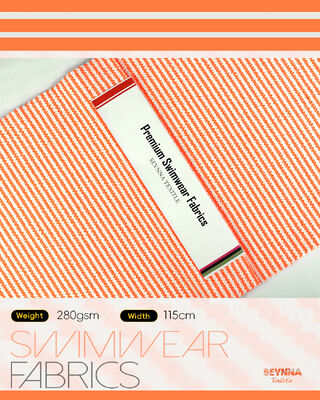 เนื้อผ้าว่ายน้ําที่มีเนื้อเยื่อชั้นนํา 95% โพลีเอสเตอร์รีไซเคิล + 5% สปันเด็กซ์ น้ําหนัก 280 กรัม และสามารถหายใจได้สูงสําหรับชุดว่ายน้ํา