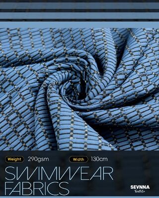 290gm ผ้าชุดว่ายน้ํารีไซเคิล สะอาดต่อสิ่งแวดล้อม วัสดุว่ายน้ําทนทานสําหรับชุดว่ายน้ําฤดูร้อน