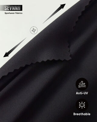 75% ไนลอน + 25% สเปนเด็กซ์ แอคทีฟเวอร์ เนื้อผงผูกด้วยความสามารถในการหายใจสูงและแห้งเร็วสําหรับเกมกีฬา