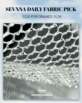 เนื้อผ้าชุดว่ายน้ําที่มิตรต่อสิ่งแวดล้อม ด้วยความทนทานต่อคลอรีน, ความยืดหยุ่นสองทาง และการแห้งเร็วเพื่อชุดว่ายน้ําที่ยั่งยืน