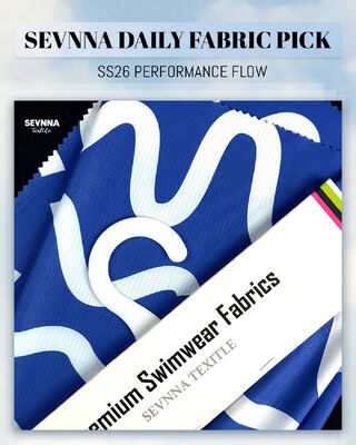 ผู้ใหญ่ ผ้าชุดว่ายน้ํารีไซเคิล วัสดุที่เป็นมิตรต่อสิ่งแวดล้อมที่ยั่งยืน เหมาะสําหรับการผลิตชุดว่ายน้ําและชุดออกกําลังกาย