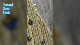 ผ้าว่ายน้ำที่มีพื้นผิว: ทนต่อคลอรีนยืดได้สูง