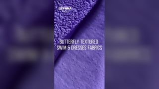 ผ้าว่ายน้ำมีเท็กซ์เจอร์ UPF 50+ ไนลอนรีไซเคิล